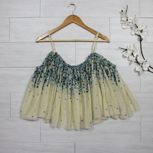 Free People Tops - Free People Instant Crush Ivory Printed Tank Top